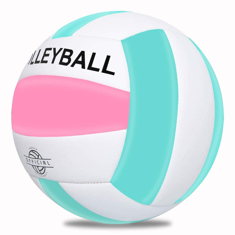 Super Soft Volleyball Beach Volleyball Official Size 5 for Outdoor/Indoor/Pool/Gym/Training Premium Volleyball Equipment Durability Stability Sports Ball - BeesActive Australia