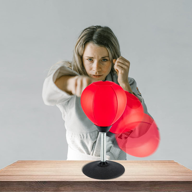 Stress Buster Desktop Punching Bag - Suctions to Your Desk, Raipoment Heavy Duty Stress Relief Ball, Funny Gifts for Boss or Coworker, Perfect for Kids and Adults - BeesActive Australia