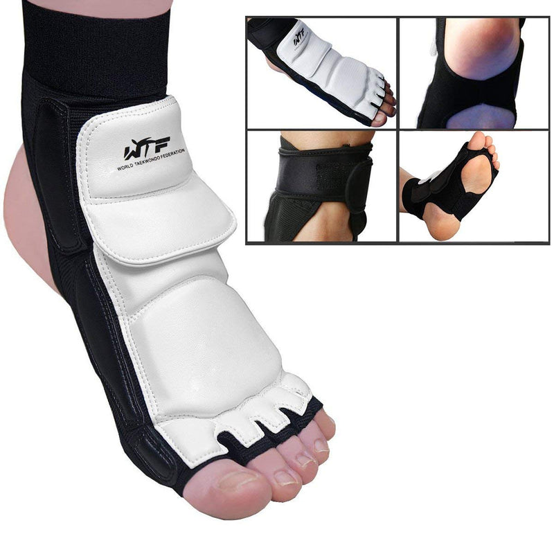 [AUSTRALIA] - Evaliana Taekwondo Foot Protector Gear Martial Arts Fight Boxing Punch Bag Sparring Training Medium 