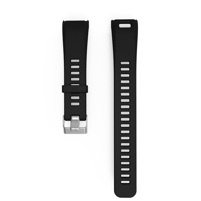 Band for Garmin vivosmart HR, Silicone Strap Replacement Wristband for Garmin vivosmart HR(No Tracker) Style A: Black 5.5"-8.7" wrist - BeesActive Australia