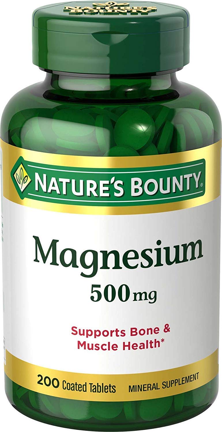 Nature's Bounty Magnesium 500 mg, 200 Tablets (2 Pack) - BeesActive Australia