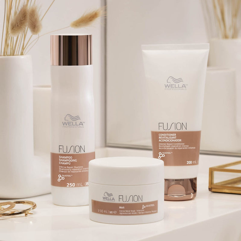 Wella Professionals Fusion Intense Repair Professional Haircare, Protection against Breakage & Damage Conditioner - BeesActive Australia