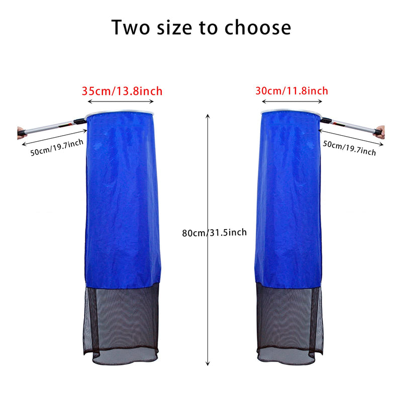 Koi Fish Tank Net, Semi-Permeable Fishing Soft Lightweight Mesh Basket Aquarium Netting Net for Large Fish Eggs Safety, Isolating, Transfer 13.78inch/35cm - BeesActive Australia
