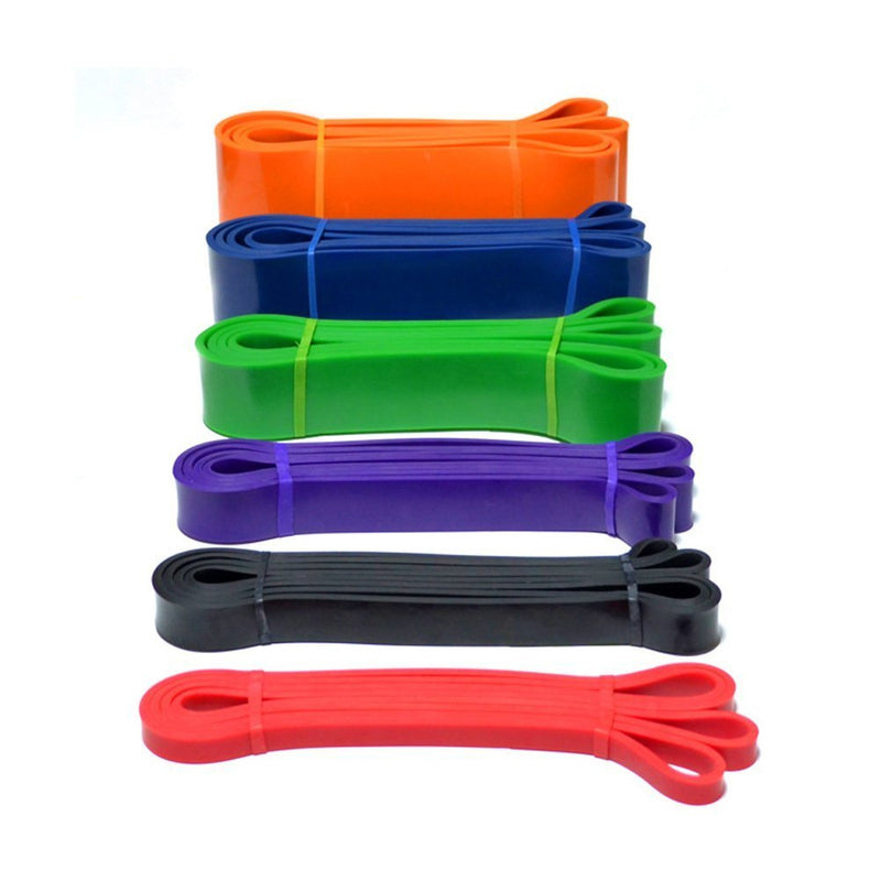 Firelong Basketball Resistance Band Training Dribbling Fitness Single Circle 6 Levels Strong Heavy Duty Professional Exercise Bands Natural Latex 41 Inch Loop blue 60-150lbs - BeesActive Australia