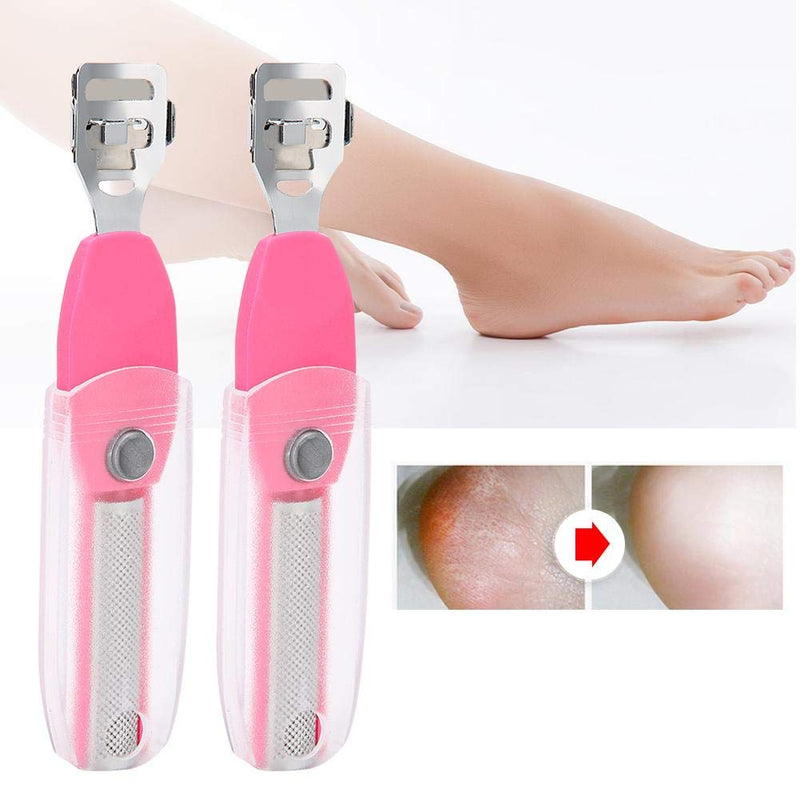 Foot File,2Pcs Dead Skin Removal Tool, Foot Scraper And Foot File Double Head Designs For Cuticle And Calluses Remove - BeesActive Australia