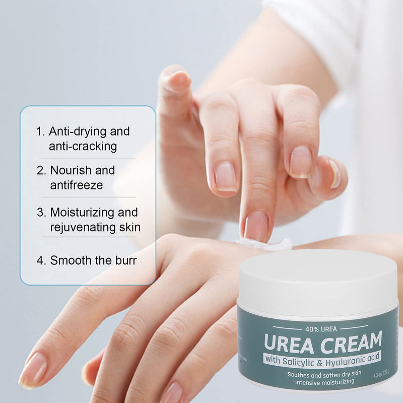 Intensive Foot Cream For Cracked Heels and Dry Skin - Urea Cream For Foot Care & Athletes Foot Treatment - Cracked Heel Repair Cream 120g - BeesActive Australia