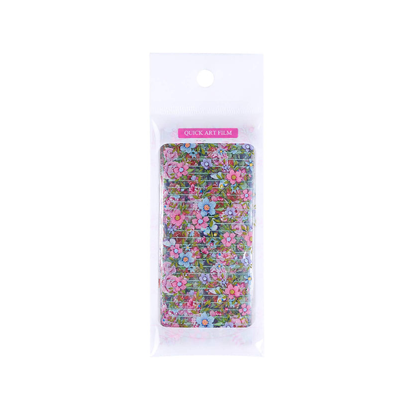 Flowers Nail Foils Transfer Nail Stickers 10 Sheets Retro Small Beauty Floral Flower Rose Design For Acrylic Nail Supplies DIY Wraps Manicure Tips Charms Nail Decorations - BeesActive Australia