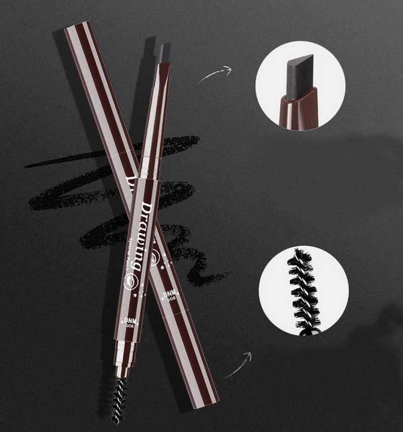 Eyebrow Pencil Longlasting Waterproof Durable Automaric Liner Eyebrow 5 Colors to Choose,Natural Eyebrows that Last For a Long Time (grey) grey - BeesActive Australia