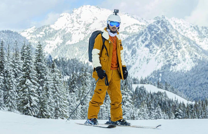 SH HORVATH Ski Snowboard OTG Goggles, HD Mirrored Anti-Fog Goggle for Men Women #Vlt 14% - BeesActive Australia