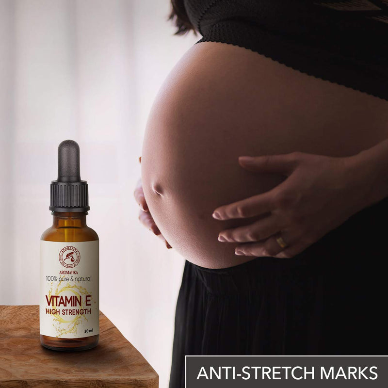 High Strength Pure Vitamin E - Concentrated Vitamin E Drops 30 ml - Tocopherol - Natural - Antiaging Vitamin E - Vitamin E for Vitamin E Oil - for Face - Skin - Hair - Nails - Lips 30 ml (Pack of 1) - BeesActive Australia