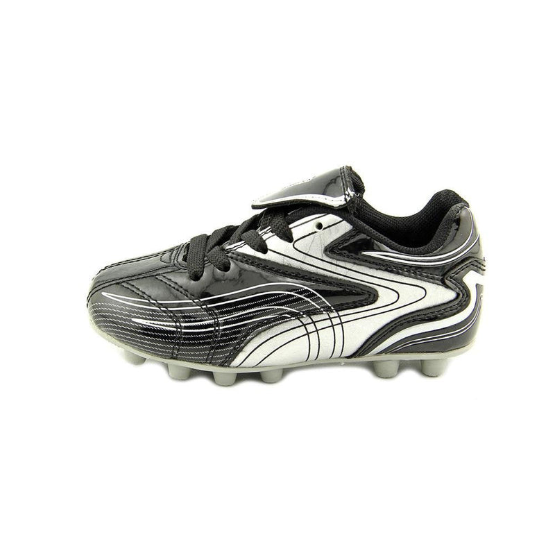 Vizari Striker FG Soccer Shoe (Toddler/Little Kid/Big Kid) Big Kid (8-12 Years) 9 Toddler Black/Silver - BeesActive Australia