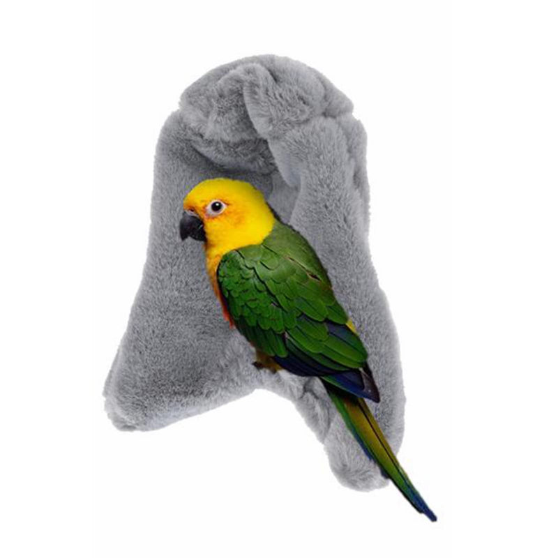 ISMARTEN 2 Pieces Comfort Corner Fleece Bird Blanket, Cuddle Nest Hanging Toy for Bird Cage, Warm Bird Shelter Bed for Small and Medium Parrots, Cockatiel Pigeon and Lovebirds - BeesActive Australia
