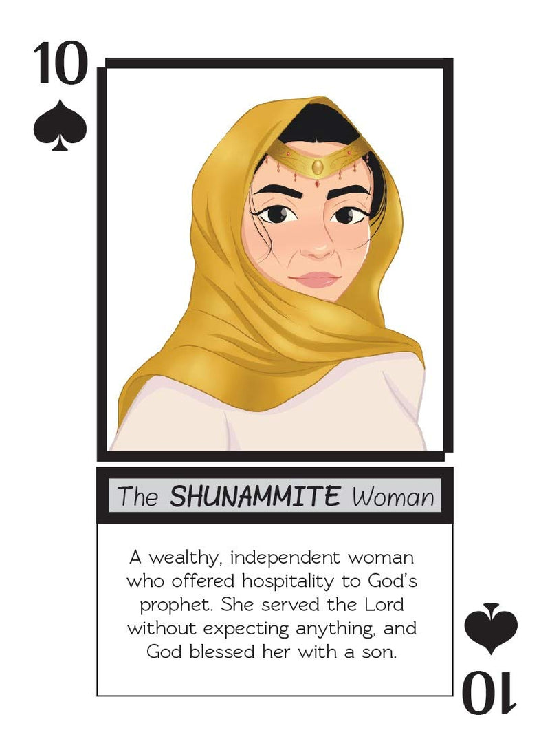 Playing Cards: Bible Legends (Diverse Bible Characters, Stories and Encouraging Bible Verses) - BeesActive Australia