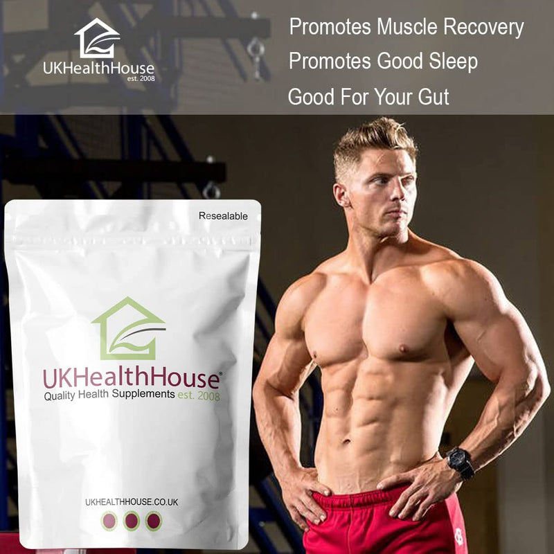 Glycine Powder 500g - Anti Inflammatory, Sleep Aid - Recovery, GH Release 100% Pure L-Glycine, Vegan Friendly, Boosts Protein Synthesis, White - BeesActive Australia
