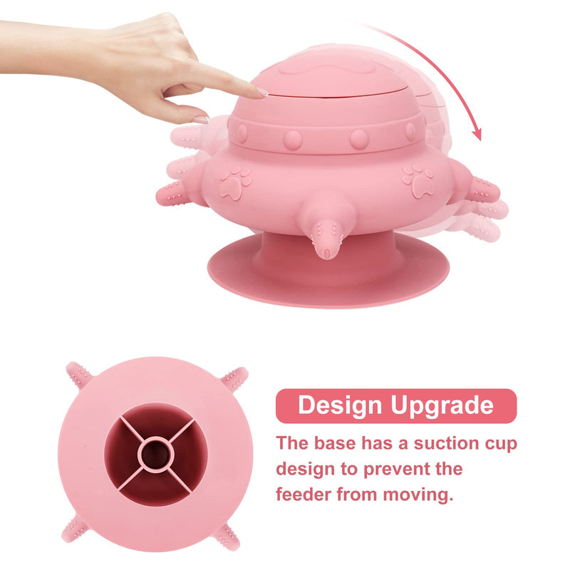 Apetpup Puppy Feeder Milk Bowl for Nursing Puppy, 4 Teats Puppy Bottles for Multiple Puppies, 240ml Doggie Bubble Feeder Puppy Bottles - BeesActive Australia