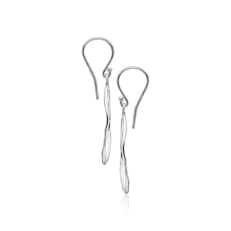 925 Sterling Silver Dangling Hoop Earrings, Stylish and Chic, Hypoallergenic, Nickel and Lead-free, Artisan Handcrafted Designer collection, French Wire Earring Back, Made In Israel, Gift For Women - BeesActive Australia