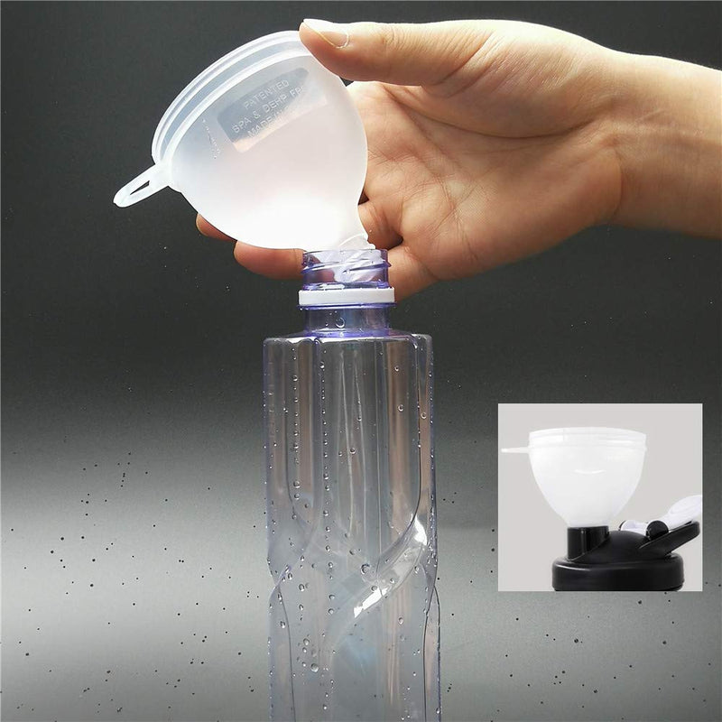 REOOHOUSE Powder Funnel Protein Funnel Supplement Storage for Shaker Bottle BCAA Creatine (funnel-2pack) Funnel-2pack - BeesActive Australia