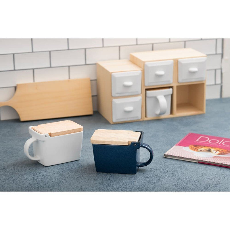 ZERO JAPAN Salt Box - White - 15oz / 420ml Made in Japan - BeesActive Australia