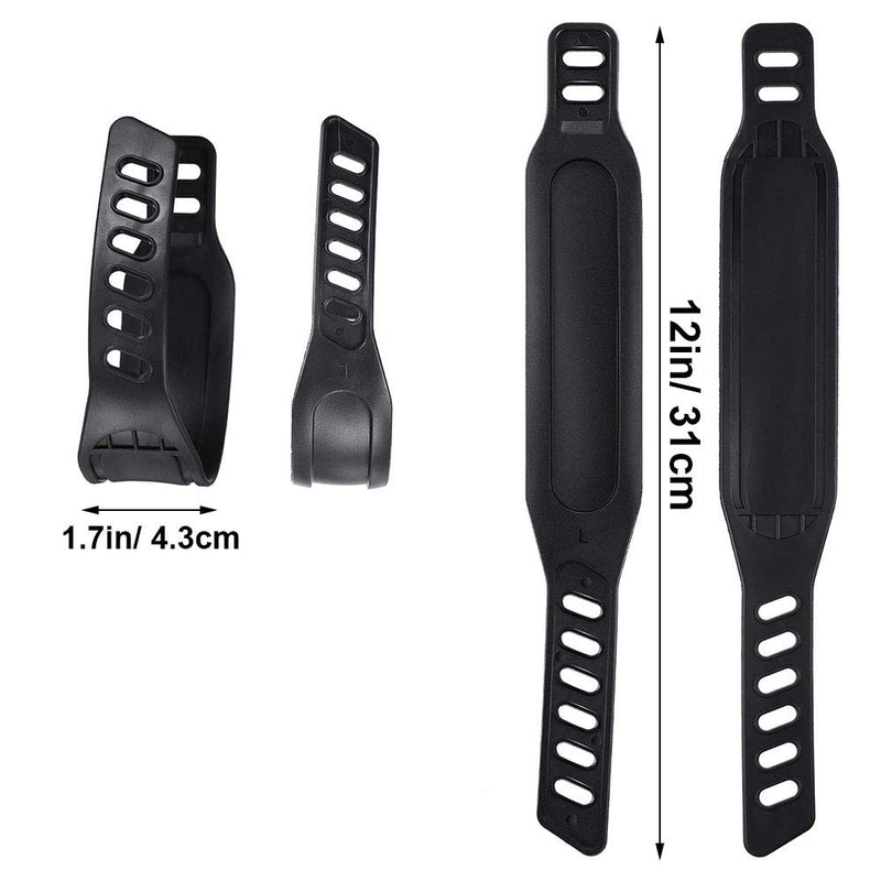 Exercise Bike Pedal Straps, Heavy Duty Adjustable Length Universal Pedal Strap Fits Most Bike Pedals Exercise Bike Bicycle Cycle for Home or Gym 2pcs - BeesActive Australia