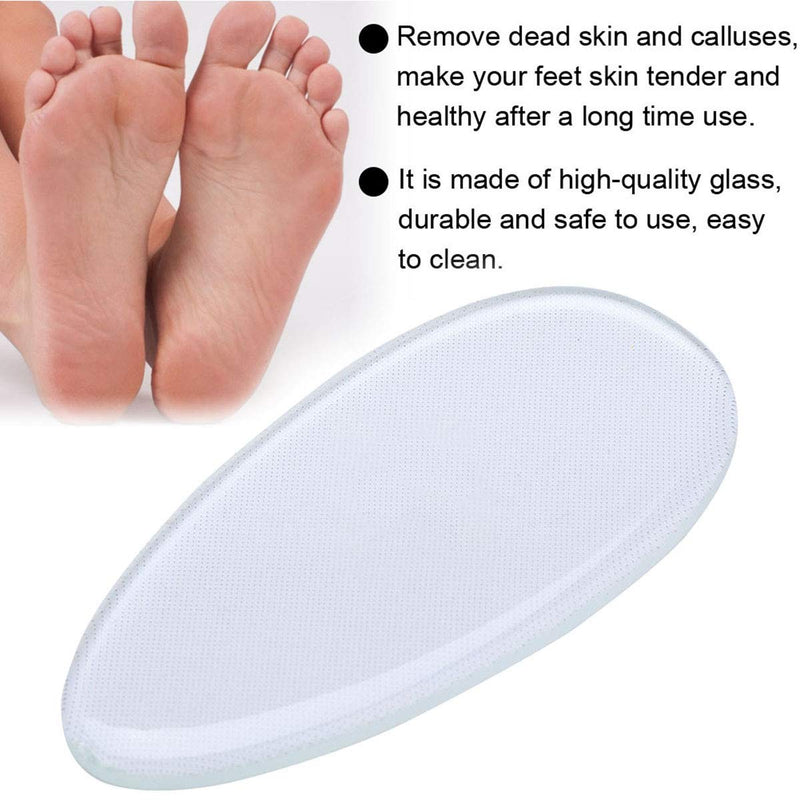Foot File, Durable Tempered Glass Callus Remover Foot File, Removing Dead Skin Calluses, Pedicure Scraper Tool Crystal Pedicure Foot Rasp - BeesActive Australia