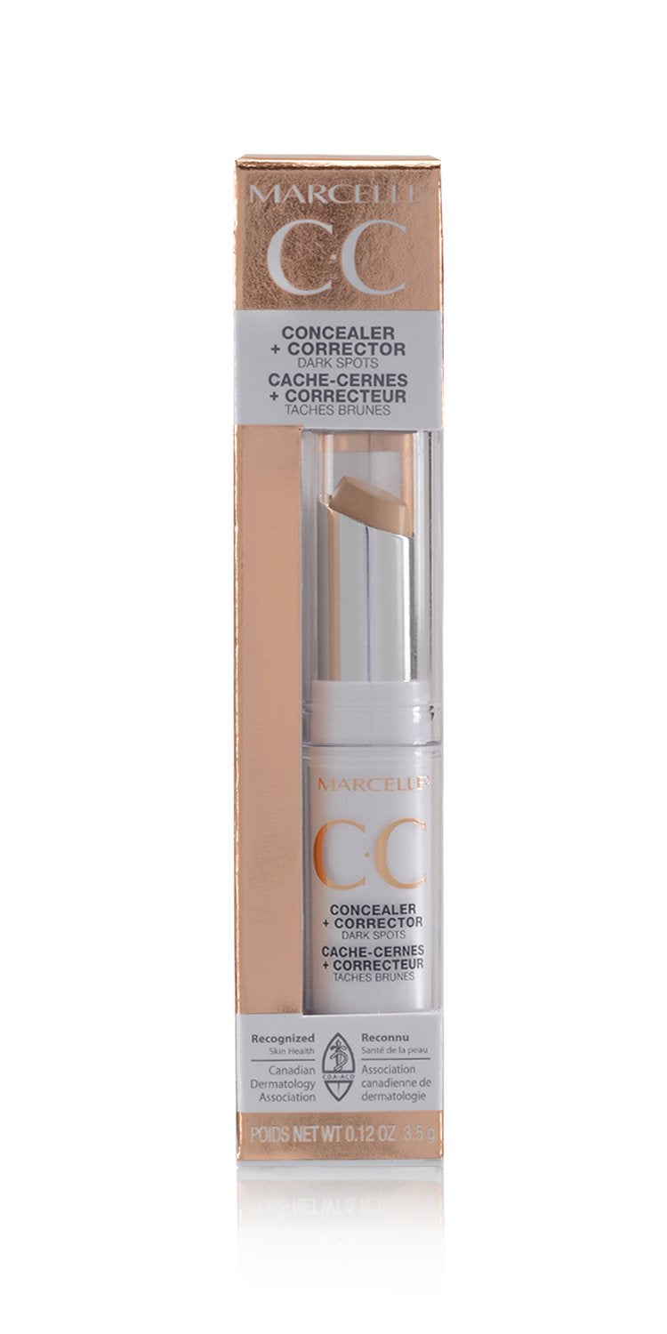 Marcelle CC Concealer + Corrector, Light to Medium, Hypoallergenic and Fragrance-Free, 0.12 oz - BeesActive Australia