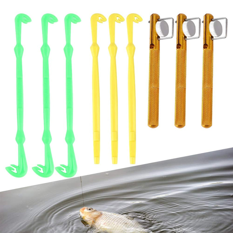 Loop Tyers for Fishing, Fishing Line Knot Tying Tool- 3 Set of Knot Tyers, Nail Knot Tyer, Hook Loop Tyer, Fishhook Remover Loop Tyer &Disgorger Detacher for Fly Fishing - BeesActive Australia