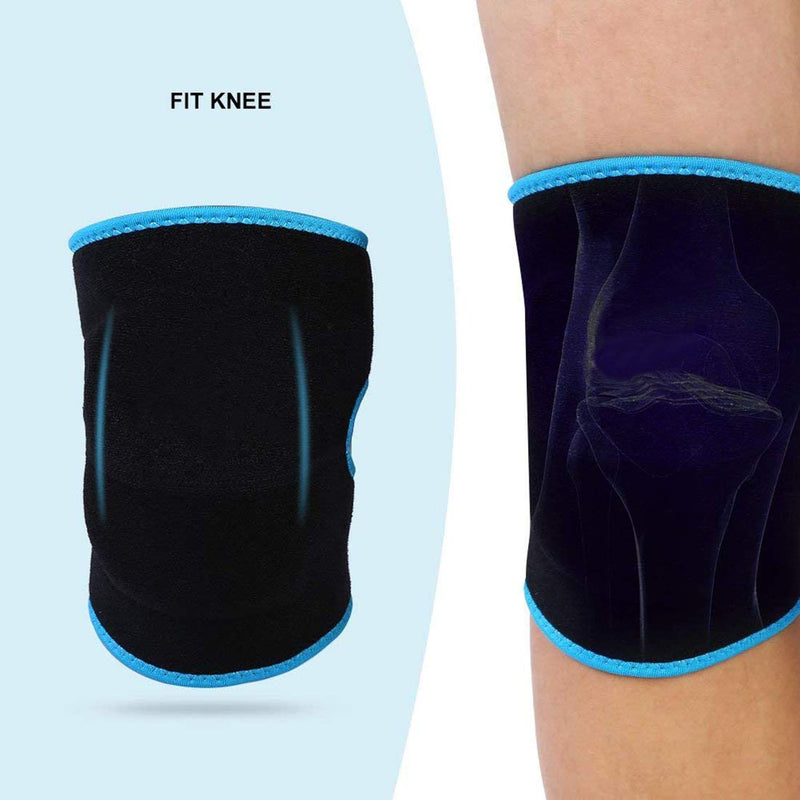 [AUSTRALIA] - GINEKOO Protective Knee Pads for Children, Thick Sponge Anti-Slip, Adjustable Breathable Skin-Friendly Kids Kneepads for Protect The Knee Small 