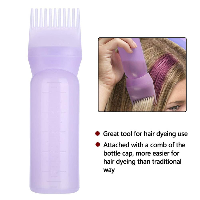 Hair Dye Brush Bottle, 3 Colors Lightweight Hair Dyeing Bottle Brush Shampoo Hair Color Oil Comb Applicator Tool(blue) blue - BeesActive Australia