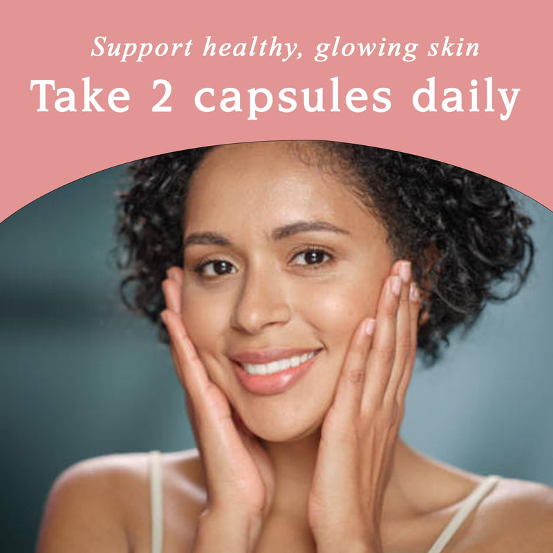 Bella Vérité Glowing Skin Collagen Boosting Complex- Made in USA- w/Astaxanthin for Radiant Complexion, Wrinkles, Dryness & Anti-aging, 60 Capsules for Adults- 1 Month Supply - BeesActive Australia