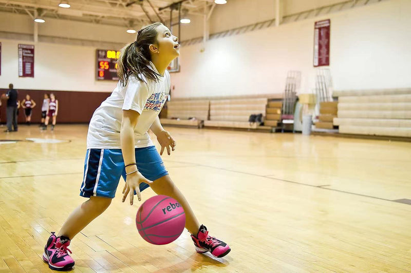 Reboil Super Grip Basketball (Size 3 Toddlers, Size 4 Kids, Size 5 Youth, Size 6 WNBA, Size 7 Adult & Pro)– Indoor & Outdoor (Size 22,25.5,27.5,28.5,29.5) 5 Kids & Youth-27.5" Pink - BeesActive Australia