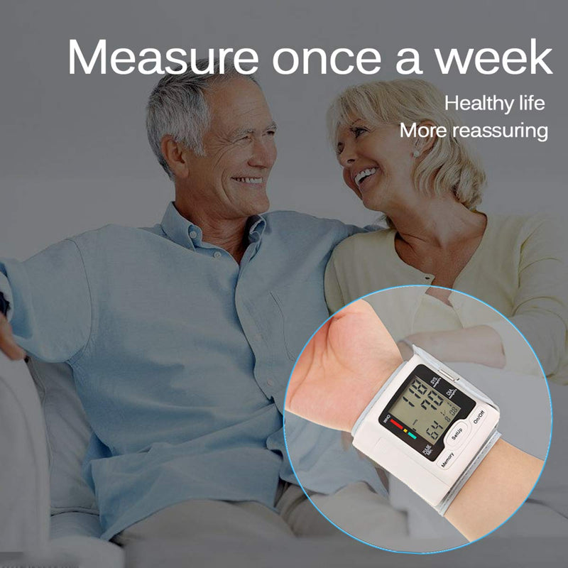 SOONHUA Blood Pressure Monitor, Automatic Digital Wrist Blood Pressure Monitor BP Cuff Machine Home Test Device for Home Use - BeesActive Australia