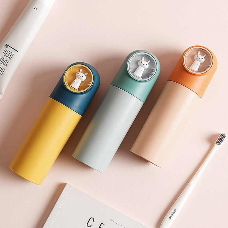 Suuwwn Toothbrush Travel Case,3Pcs Toothbrush Cover Toothbrush Storage Case Plastic Toothbrush Case Portable Toothbrush Holder Toothbrush Container Suitable for Business Camping Travel or Daily Use - BeesActive Australia