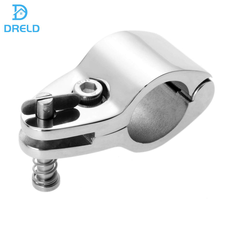 [AUSTRALIA] - Dreld Boat Bimini Top Hinged Jaw Slide 1 inch 25mm Stainless Steel Marine Awning Hardware Fitting Yachts Rowing Boats Accessories 