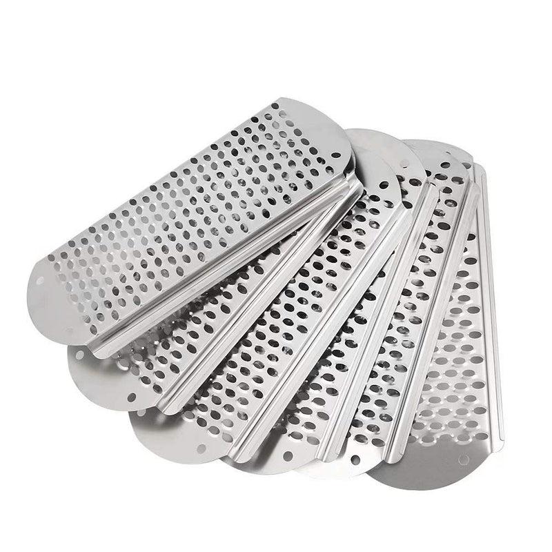 Jinyi 6Pcs Foot File Callus Replacement Blades Pedicure Rasp Stainless Steel Big Hole - BeesActive Australia