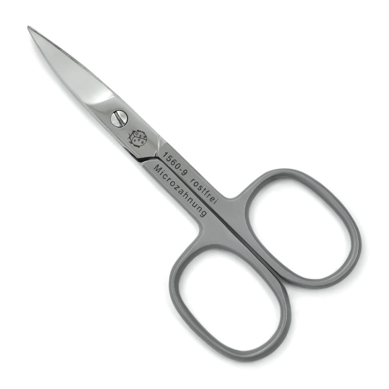 INOX Stainless Steel Micro-serrated Nail Scissors. Made by Hans Kniebes in Solingen, Germany - BeesActive Australia