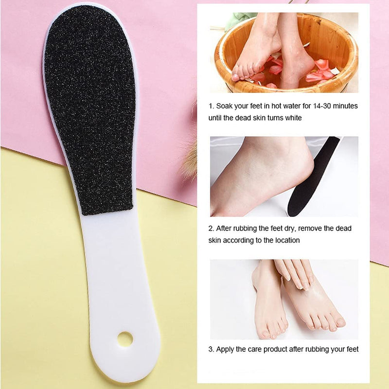 Double-Sided Foot File, 6pcs Foot Rasp Files Disposable Foot Rasp Manicure File Callus Hard Skin Remover - BeesActive Australia
