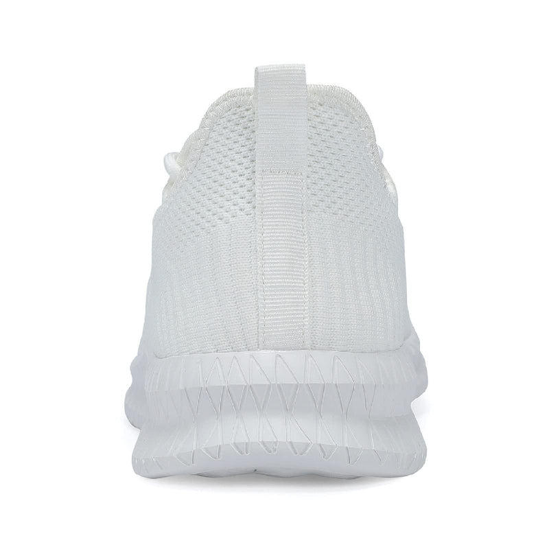 LCGJR Men's Running Shoes Ultra Lightweight Breathable Comfortable Walking Shoes Casual Fashion Sneakers Mesh Workout Shoes 7 White - BeesActive Australia