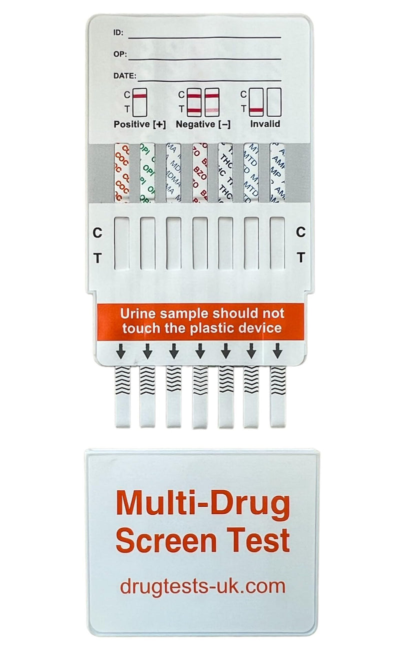 Drug Testing Kit, Tests for 7 Main Drugs in Urine, Test Home or Work, Detailed Instructions - BeesActive Australia
