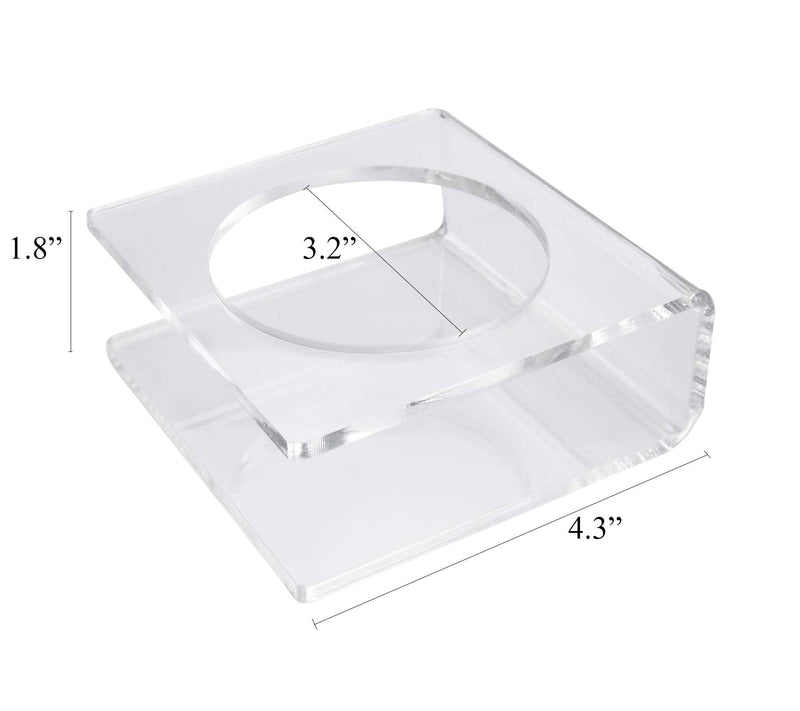 Clear Display Stand for Football Basketball Volleyball Soccer Ball, Acrylic Mineral Collection Holder - BeesActive Australia