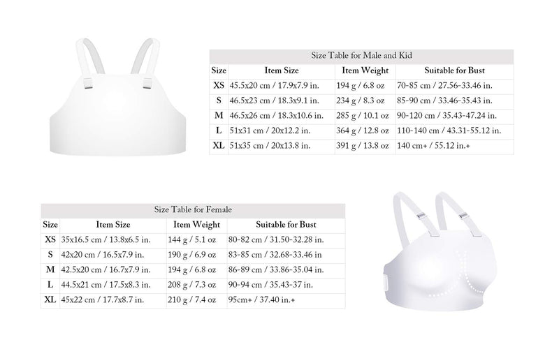 LEONARK Fencing Sport Chest Guards - Breast Protectors for Football Rugby Volleyball Baseball etc- Plastron for Foil Epee Saber Fencers - Fencing Gear for Child and Adult Fencer Female X-Small - BeesActive Australia