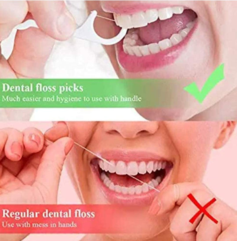 180pcs Dental Floss, Tooth Picks 2 in 1 flosser, Shred Resistant,Tooth Picks, interdental Brushes for Teeth Cleaning with Non Slip Handle,Eliminates Decay, Dental Plaque by Hurreka (Pack of 3) - BeesActive Australia