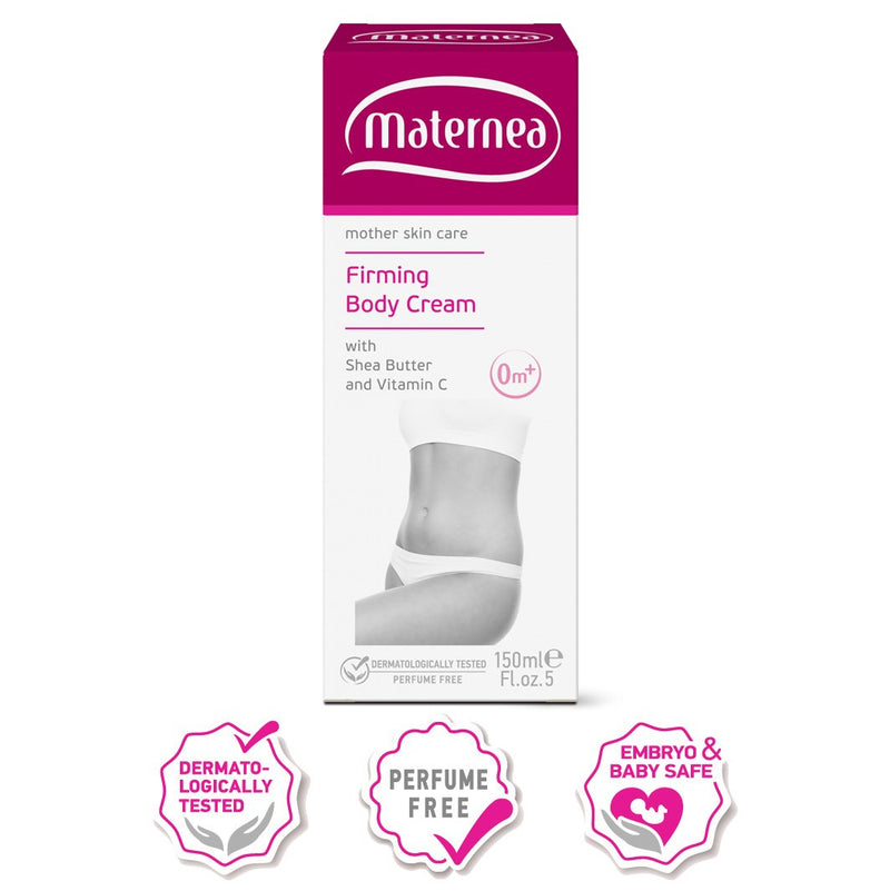 MATERNEA Firming Body Cream with Shea Butter, Polyglucoronic Acid and Vitamin C (5.07 fl.oz. US) Allergen & Perfume free - BeesActive Australia