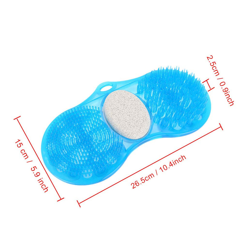 TARSHYRY Shower Foot Scrubber Massager Cleaner, Pumice Stone for Feet, 2 In 1 Foot Massager & Scrubber for Shower Floor Improves Foot Circulation Remove Foot Dead Skin And Reduces Foot Pain - BeesActive Australia