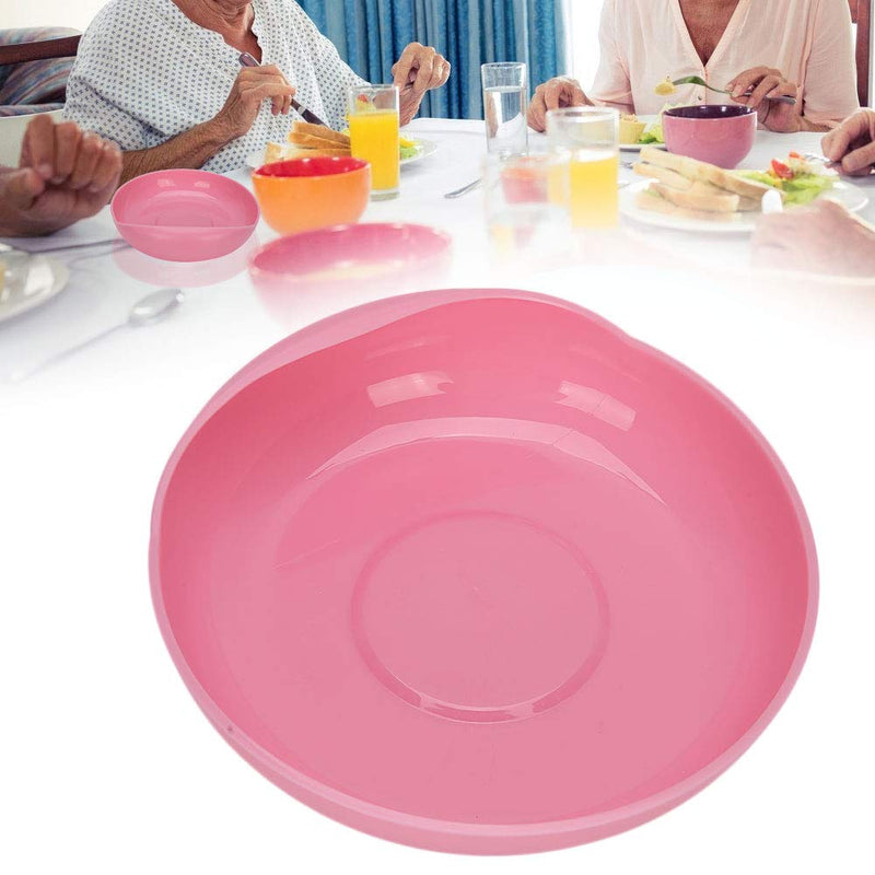 Home Daily Use Elderly Care Spill?Proof Plate with Suction Cup Base Disabled Non?Slip Tableware Red - BeesActive Australia