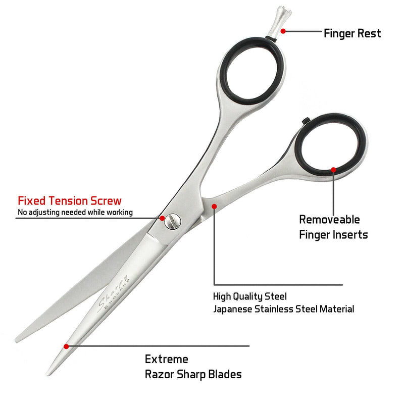 Professional Hairdressing Scissors - Hairdresser Scissors Size 6.0" Inch - Grooming Hair Cutting Barber Salon Shears for Men and Women - BeesActive Australia
