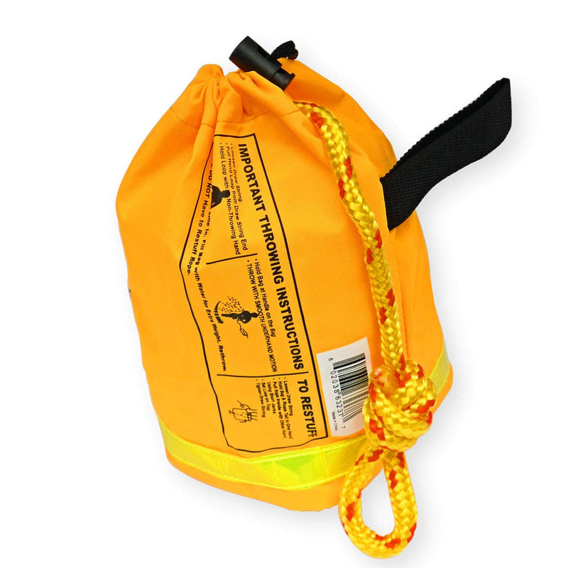 [AUSTRALIA] - Goglobe Throw Rope Throw Bag 60 Feet Floating Rope for Boating Kayaking Ice Fishing Boat Safety 