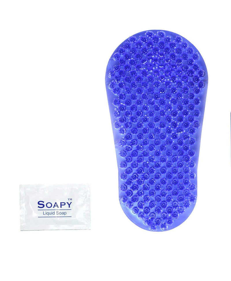 Soapy Soles Foot Scrubbing Pad & Massager, Pearl Blue - BeesActive Australia