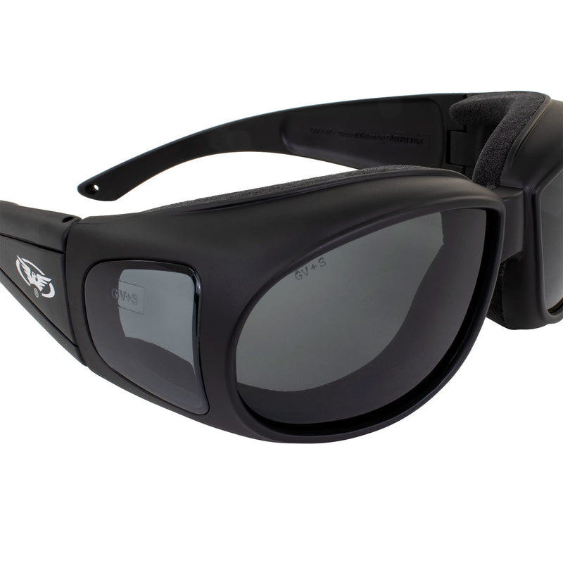 Global Industrial Motorcycle Safety Sunglasses Fits Over Eye Glasses Smoked Lenses Meets ANSI Z87.1 Standards for Safety Glasses Has Soft Airy Foam Padding Comes with Storage Pouch and Strap - BeesActive Australia