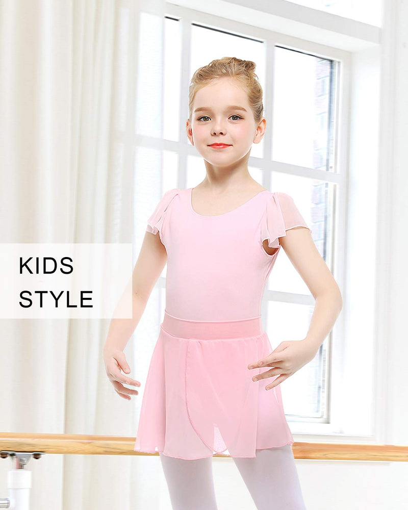 [AUSTRALIA] - STELLE Ballet/Dance Chiffon Wrap Skirt for Toddler/Girls/Women Pink (Pull On) 17-18 