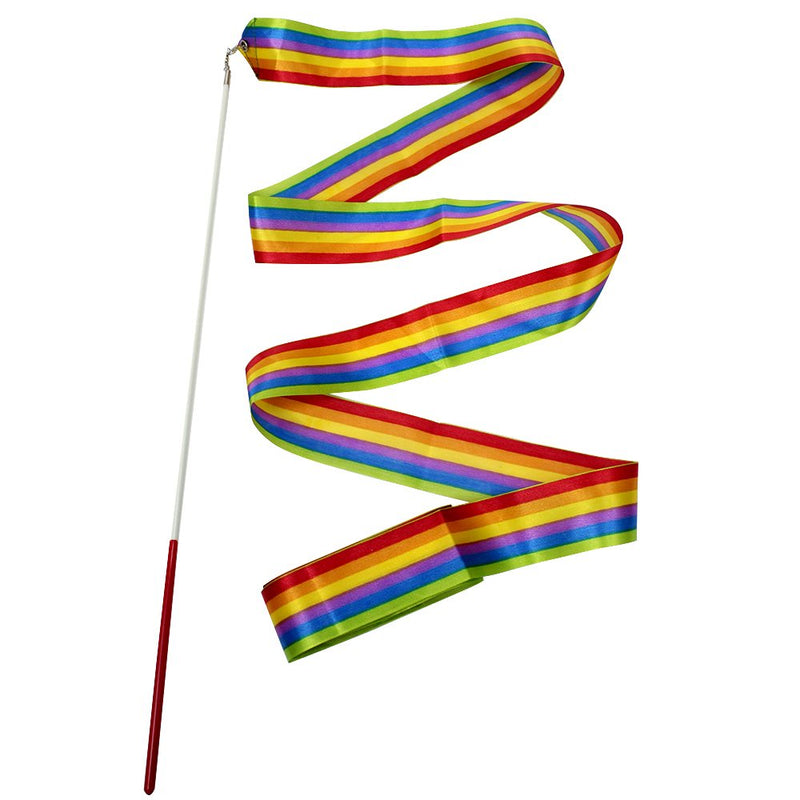 [AUSTRALIA] - YGEOMER 12pcs Rhythmic Dance Ribbons Gym Ribbons Streamers Dancing Streamers, Rotating Baton, for Artistic Dancing 